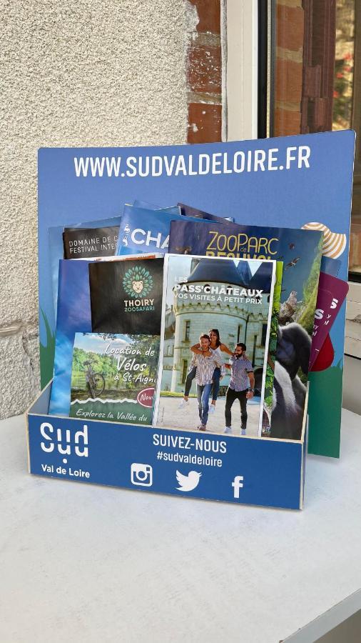 Le Troglo'Gite, 500M A Pied Du Zoo De Beauval Seigy Exterior foto